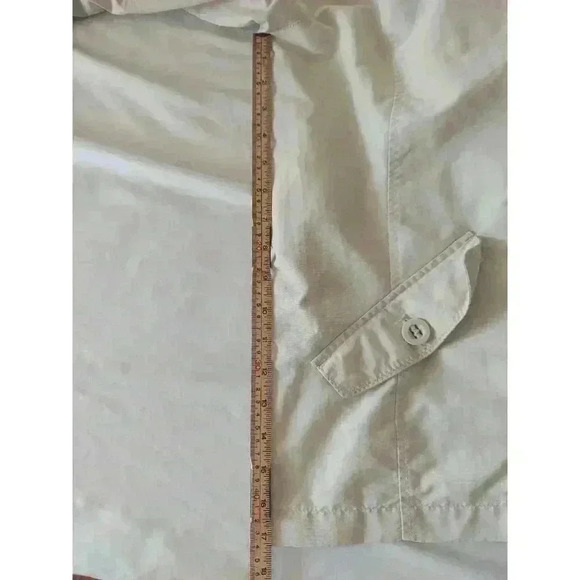 Lands End Womens Jacket Coat Beige Size XL WITH HOOD - Picture 3 of 8